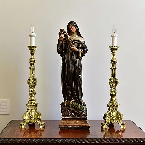 imagem de Imagem Santa Rita 65cm IR149 Para Ambientes Contemplativos