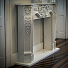 imagem do produto Lareira Bolonha em M�rmore Branco 130cm - VRMP346