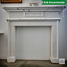 imagem do produto Lareira Celani em M�rmore Branco 152cm VRMP357 Salas Sofisticadas e Alto Padr�o 