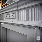 imagem do produto Lareira Celani em M�rmore Branco 152cm - VRMP357