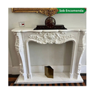 imagem do produto Lareira de M�rmore Branco 150cm - VRMP298