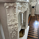 imagem do produto Lareira de M�rmore Branco 150cm - VRMP298