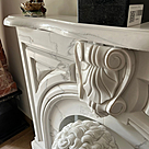 imagem do produto Lareira M�laga em M�rmore Branco 130cm VRMP345
