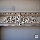 imagem do produto Lareira Ravena em M�rmore Branco 113cm VRMP353 Elegante para Ambientes de Alto Padr�o 