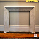 imagem do produto Lareira Scanno em M�rmore Branco 120cm - VRMP356