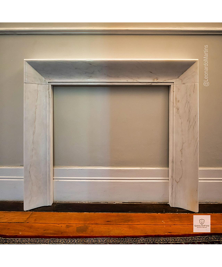 imagem do produto Lareira Scanno em M�rmore Branco 120cm - VRMP356