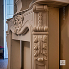 imagem do produto Lareira Turim em M�rmore Branco 130cm - VRMP348