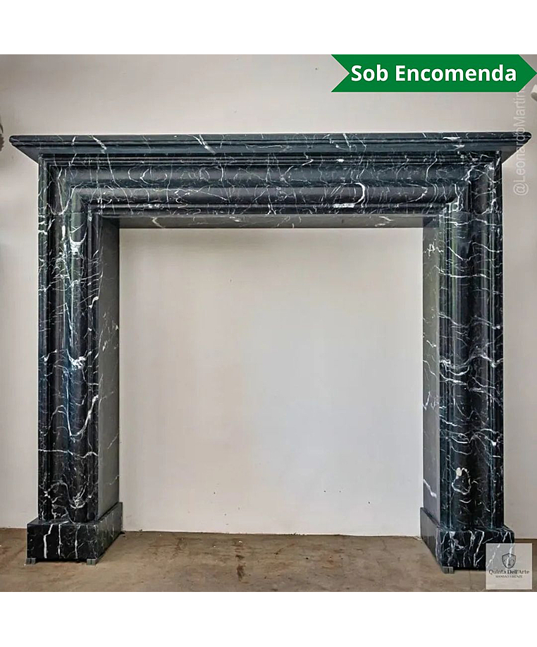 imagem do produto Lareira Vicenza em M�rmore Preto 125cm VRMP355 Sofisticada para Ambientes de Alto Padr�o 