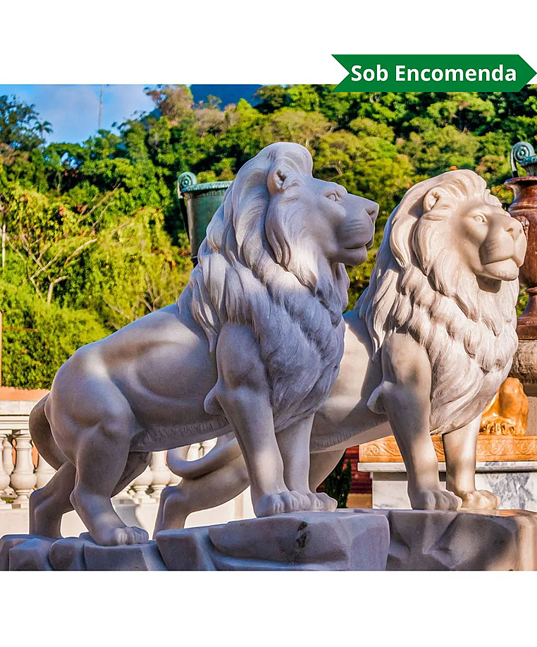 imagem do produto Le�o da Montanha Branco 140cm - EMP270