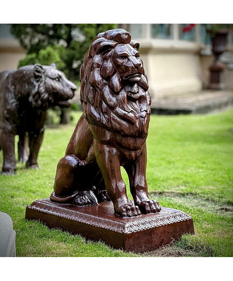 imagem do produto Le�o Ferro Fundido 100cm - EF406 Unidade