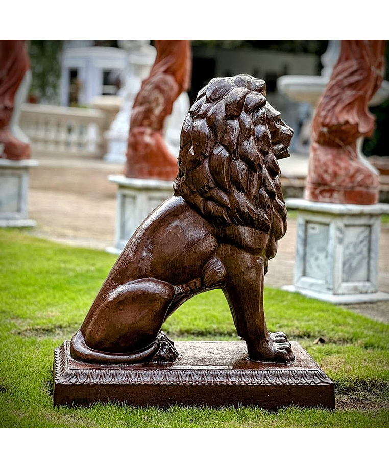 imagem do produto Le�o Ferro Fundido 100cm - EF406 Unidade