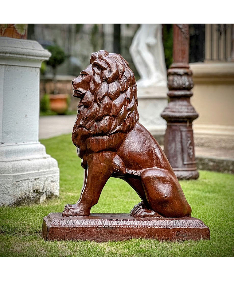 imagem do produto Le�o Ferro Fundido 100cm - EF406 Unidade