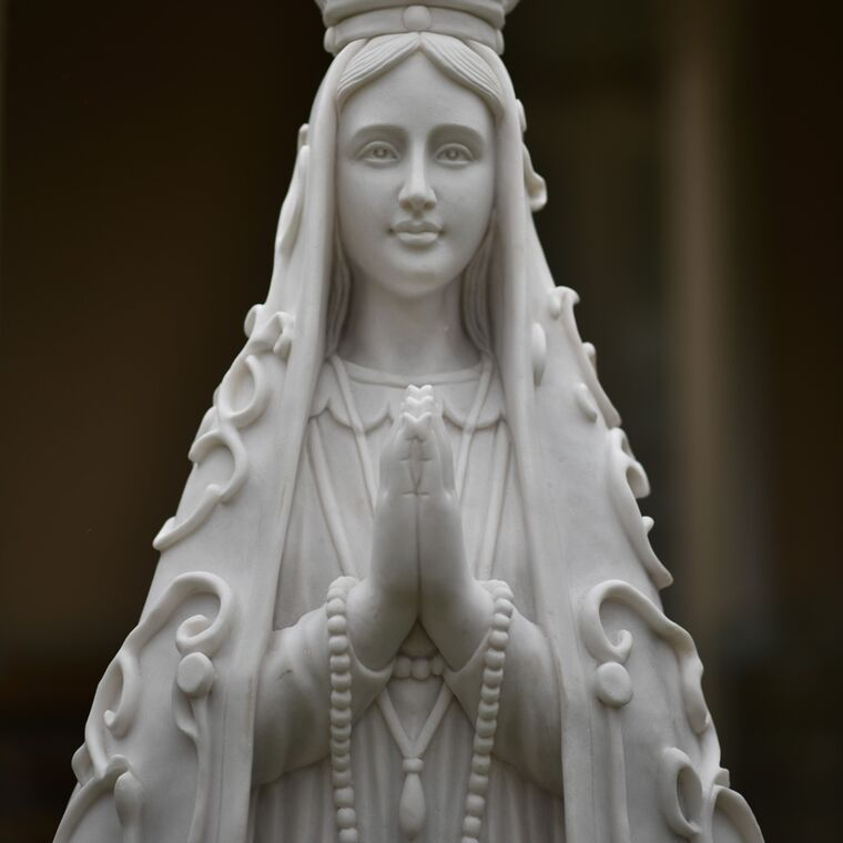 imagem do produto Nossa Senhora Aparecida M�rmore Branco 160cm - IMP365