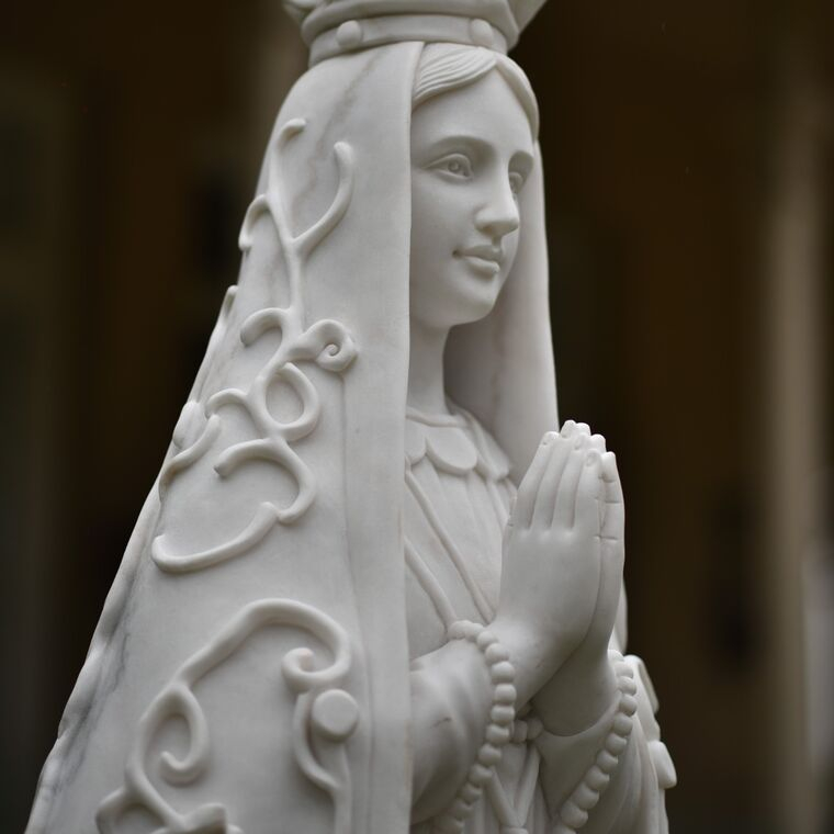 imagem do produto Nossa Senhora Aparecida M�rmore Branco 160cm - IMP365