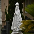 imagem do produto Nossa Senhora Aparecida M�rmore Branco 160cm - IMP365