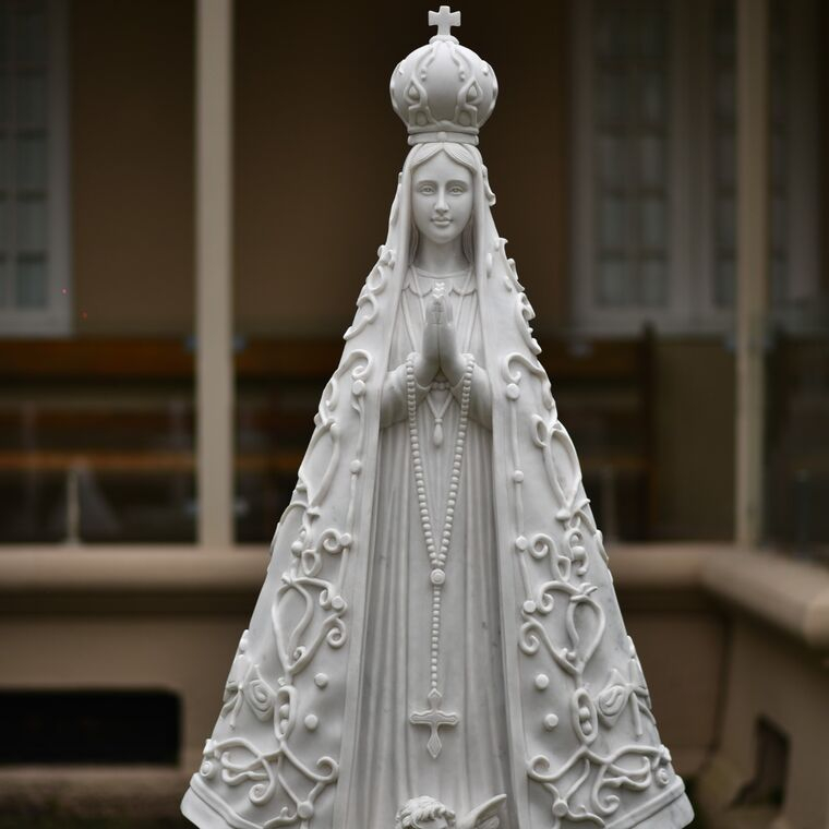 imagem do produto Nossa Senhora Aparecida M�rmore Branco 160cm - IMP365