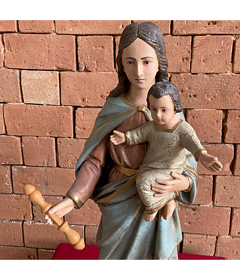 imagem de Nossa Senhora Auxiliadora 63cm Barroca - IR341A