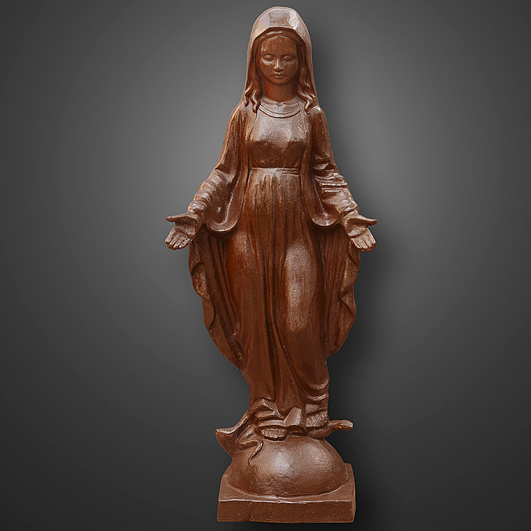 imagem do produto Nossa Senhora das Gra�as Ferro Fundido 70cm IF207 Para Ora��o