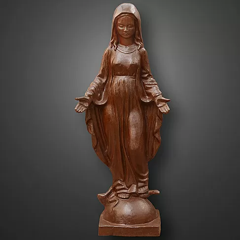 imagem de Nossa Senhora das Graças Ferro Fundido 70cm IF207 Para Oração