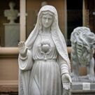 imagem do produto Nossa Senhora de F�tima M�rmore Branco 160cm - IMP352