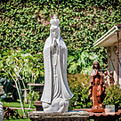 imagem do produto Nossa Senhora de F�tima M�rmore Branco 165cm - IMP345 Para Ambientes Religiosos 