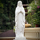imagem do produto Nossa Senhora de Lourdes em M�rmore 160cm - IMP204 F� e Eleg�ncia Cl�ssica