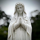imagem do produto Nossa Senhora de Lourdes em M�rmore 160cm - IMP204 F� e Eleg�ncia Cl�ssica