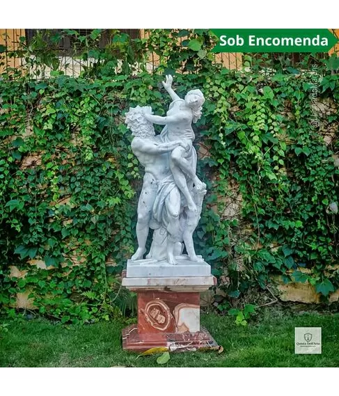 imagem de O Rapto de Proserpina em Mármore Carrara 108cm - EMP625