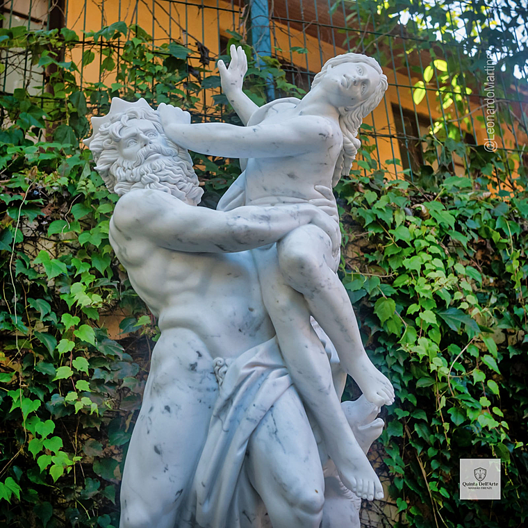 imagem do produto O Rapto de Proserpina em M�rmore Carrara 108cm - EMP625 Arte Cl�ssica e Sofistica��o