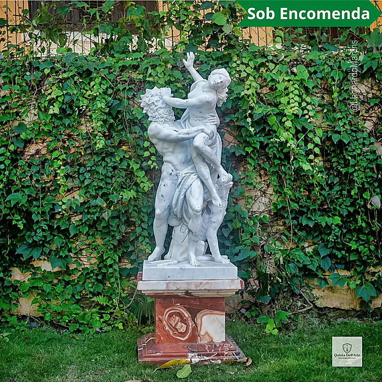 imagem do produto O Rapto de Proserpina em M�rmore Carrara 108cm - EMP625 Arte Cl�ssica e Sofistica��o