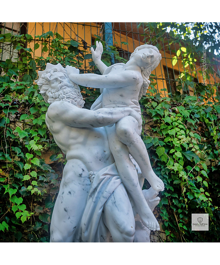 imagem do produto O Rapto de Proserpina em M�rmore Carrara 108cm - EMP625