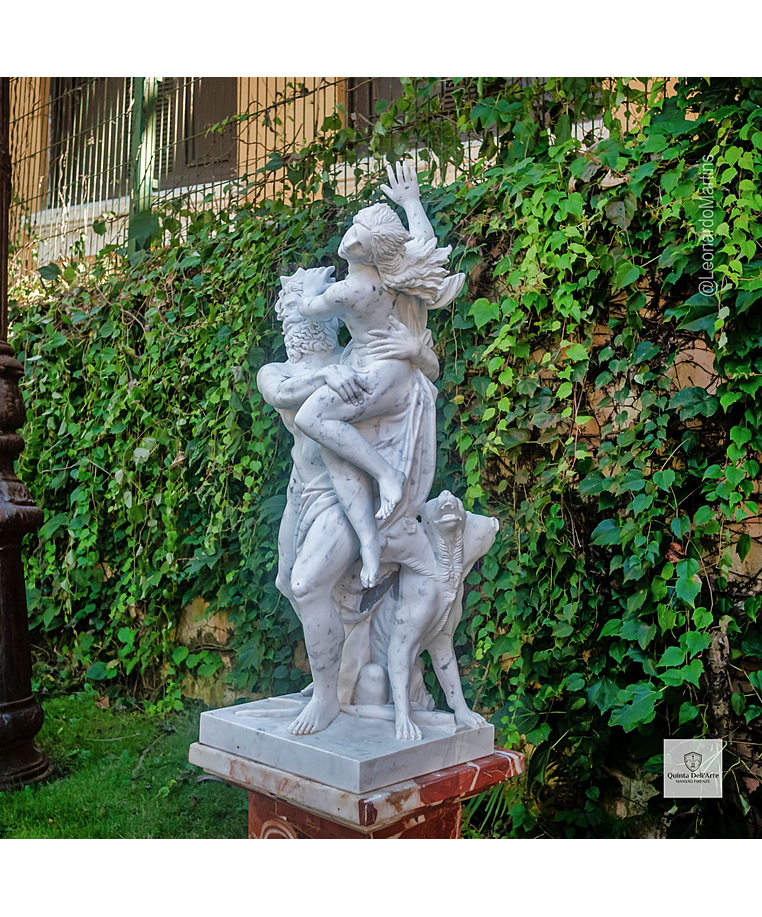 imagem do produto O Rapto de Proserpina em M�rmore Carrara 108cm - EMP625