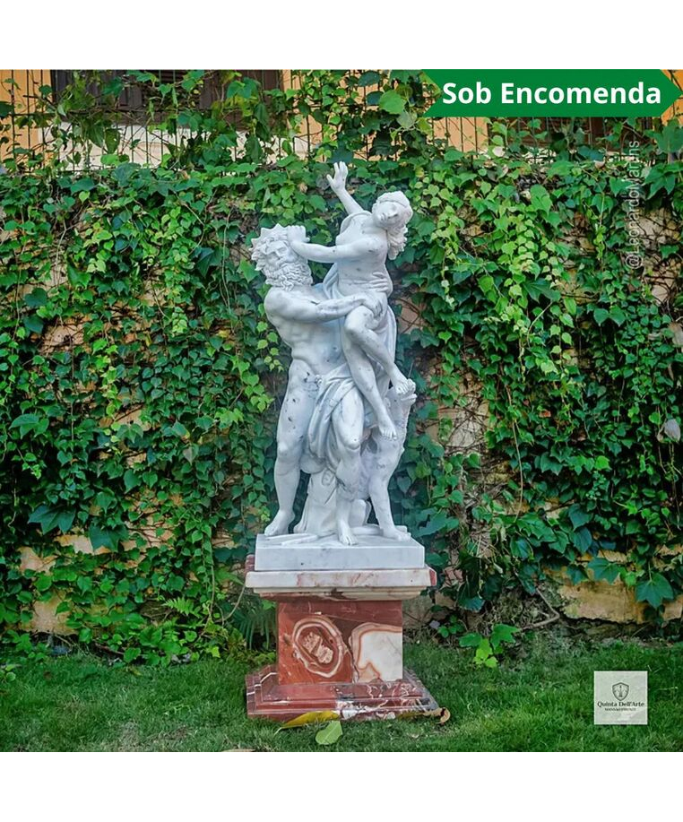 imagem do produto O Rapto de Proserpina em M�rmore Carrara 108cm - EMP625
