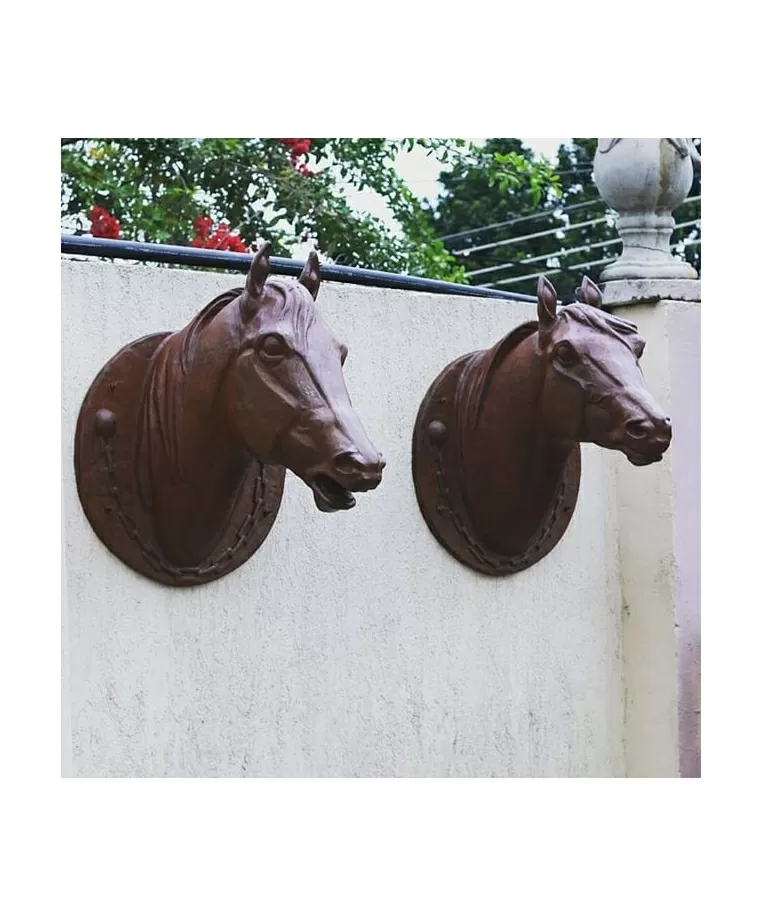 imagem de Par Cabeças de Cavalo Jockey 73cm - VRF271