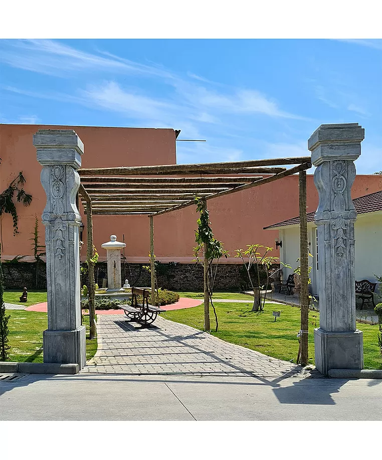 imagem do produto Par de Colunas em M�rmore 300cm VRMP297 Impon�ncia para Alto Padr�o