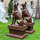 imagem do produto Par de Escultura Cachorro Dobermann 134cm VRF225B Impon�ncia e Eleg�ncia