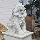 imagem do produto Par de Escultura de Le�o Sentado 100cm EML423 Presen�a Cl�ssica