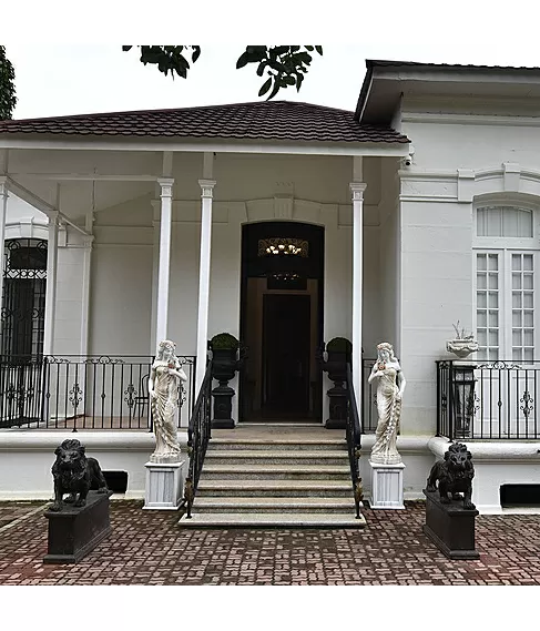 imagem de Par de Escultura Deusa Deméter em Mármore 158cm - EMP394 Obra Clássica