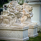 imagem do produto Par de Escultura Le�o Deitado G em M�rmore 100cm EMP377 Eleg�ncia e Sofistica��o