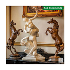 imagem do produto Par de Esculturas de Cavalos em Bronze 108cm EBZ567 Impon�ncia e Eleg�ncia