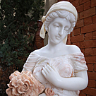 imagem do produto Par de Esculturas Lady Primavera em M�rmore 130cm - EMP280 Eleg�ncia para Projetos 