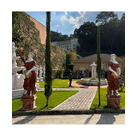 imagem do produto Par de Esculturas Outono 160cm + 40cm de Base em M�rmore - EMP600 Arte e Eleg�ncia