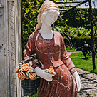 imagem do produto Par de Esculturas Primavera M�rmore Rosso 158cm - EMP393 Eleg�ncia e Arte Cl�ssica