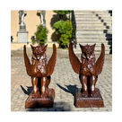 imagem do produto Par de Esculturas Quimera 95cm EF410P Misticismo e Eleg�ncia