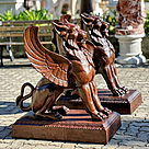 imagem do produto Par de Esculturas Quimera 95cm EF410P Misticismo e Eleg�ncia