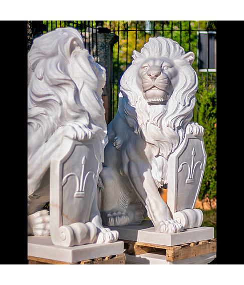 imagem de Par de Leo com Escudo 200cm - EMP463