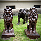 imagem do produto Par de Le�o Ferro Fundido 100cm - EF406P