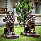 imagem do produto Par de Le�o Ferro Fundido 100cm - EF406P