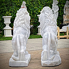 imagem do produto Par de Le�es em M�rmore Branco 155cm - EMP699