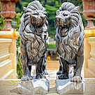 imagem do produto Par de Le�es em M�rmore Preto 155cm - EMP704